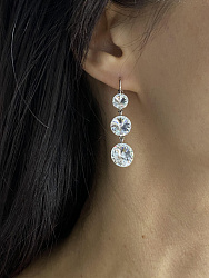 Серьги TERI с австрийскими кристаллами crystal 1