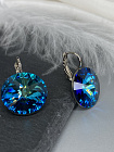 Серьги RIVOLI 18mm bermuda blue