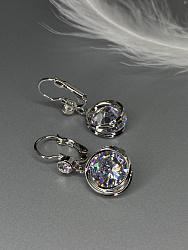 Серьги KR Жанин crystal 2