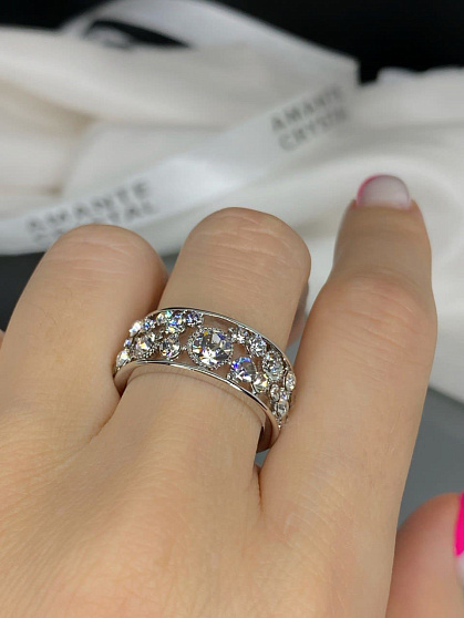 Кольцо Fashion crystal 