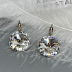 Серьги RIVOLI 14mm с австрийскими кристаллами crystal