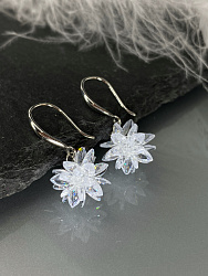 Серьги Ежик (Снежинки)