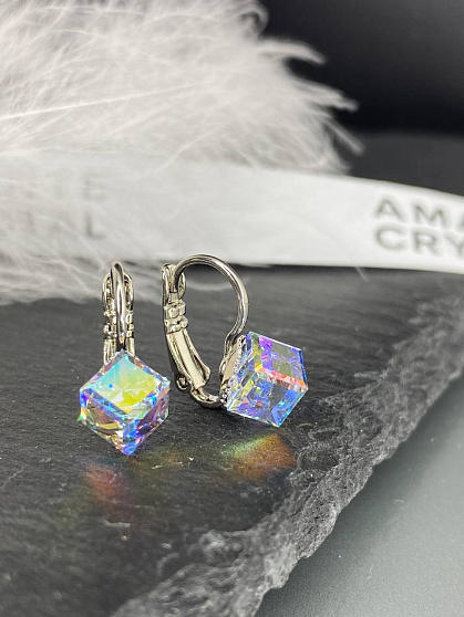 Серьги KORA 6mm AB