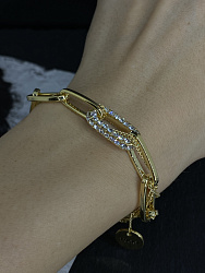 Браслет Цепь Lux Au  1