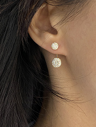 Серьги Spider 2 в 1 Au 4