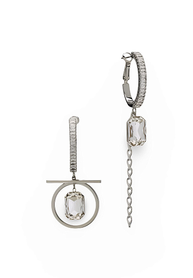 Серьги Capri/baget Asymmetria crystal
