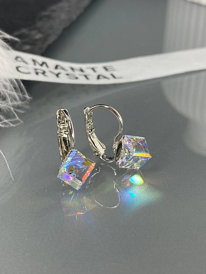 Серьги KORA 6mm AB
