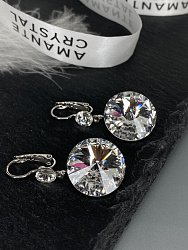 Серьги JANINE18/6 crystal  4