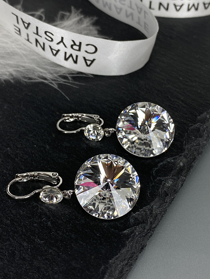 Серьги JANINE18/6 crystal 
