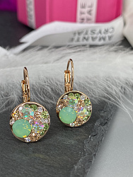 Оригинальные серьги Rivolo Nude Au со вставками из кристаллов 4