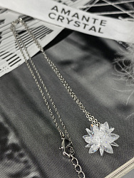 Подвеска KR Ежик хрусталь 3