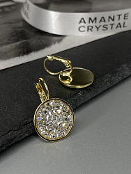 Серьги IREN crystal Au 3