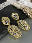 Серьги KR Gloria crystal Au