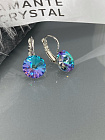 Серьги RIVOLI 8mm с австрийскими кристаллами VL