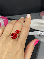 Кольцо JANINE light siam 3