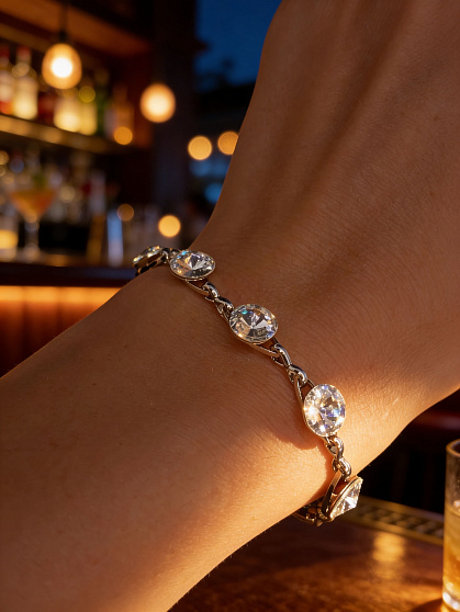 Браслет LION crystal