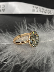 Кольцо Rivolo black diamond Au 3