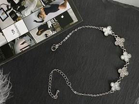 Браслет Klever crystal/white покрытие белый родий 3