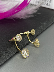 Серьги Spider 2 в 1 Au 2