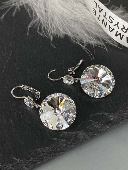 Серьги JANINE18/6 crystal 