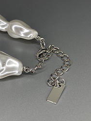 Колье жемчуг мятый 2