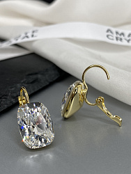 Серьги CAPRI 14mm crystal Au 3