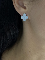 Пусеты Klever white 1