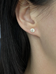 Серьги Spider 2 в 1 Au 3