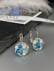 Серьги Rivolo aquamarine  4