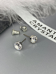 Пусеты Lera 5.5 mm crystal 2