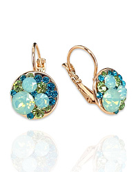 Серьги Rivolo peridot mix Au