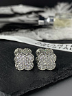 Серьги klever crystal/white