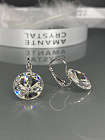 Серьги RIVOLI 14mm с австрийскими кристаллами crystal