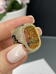 Кольцо DAZZ Celebrety reptiles Au 18р 1