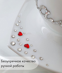 Чайная пара "МАМА" белая для подарка 4