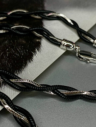 Колье Bicolor плетение Jet 2