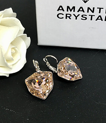 Серьги KR Dafna 18mm vintage rose 2