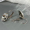Серьги RIVOLI 14mm с австрийскими кристаллами crystal