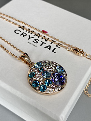 Подвеска с кулоном Rivolo tanzanite mix Au 4