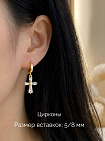 Серьги Bluc крестики Au