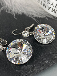 Серьги JANINE18/6 crystal  3
