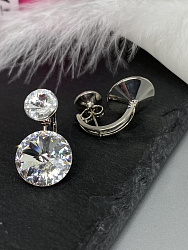 Серьги Roncato 14мм с австрийскими кристаллами crystal 4