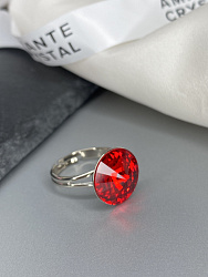 Кольцо ELIS 14mm с австрийскими кристаллами light siam 2