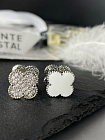 Серьги klever crystal/white