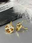 Серьги KR Rivoli 16mm gold 