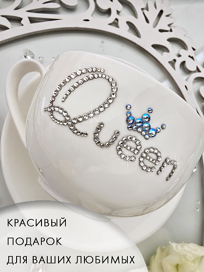 Чайная пара Queen белая