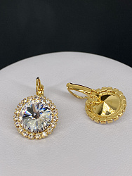 Серьги KASSANDRA crystal Au 2