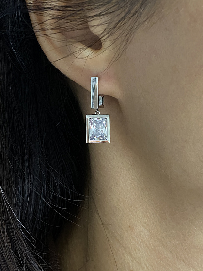 Серьги Джетта crystal