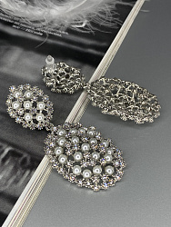 Серьги KR Gloria жемчуг 2