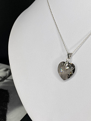 Подвеска Heart  silver night 3